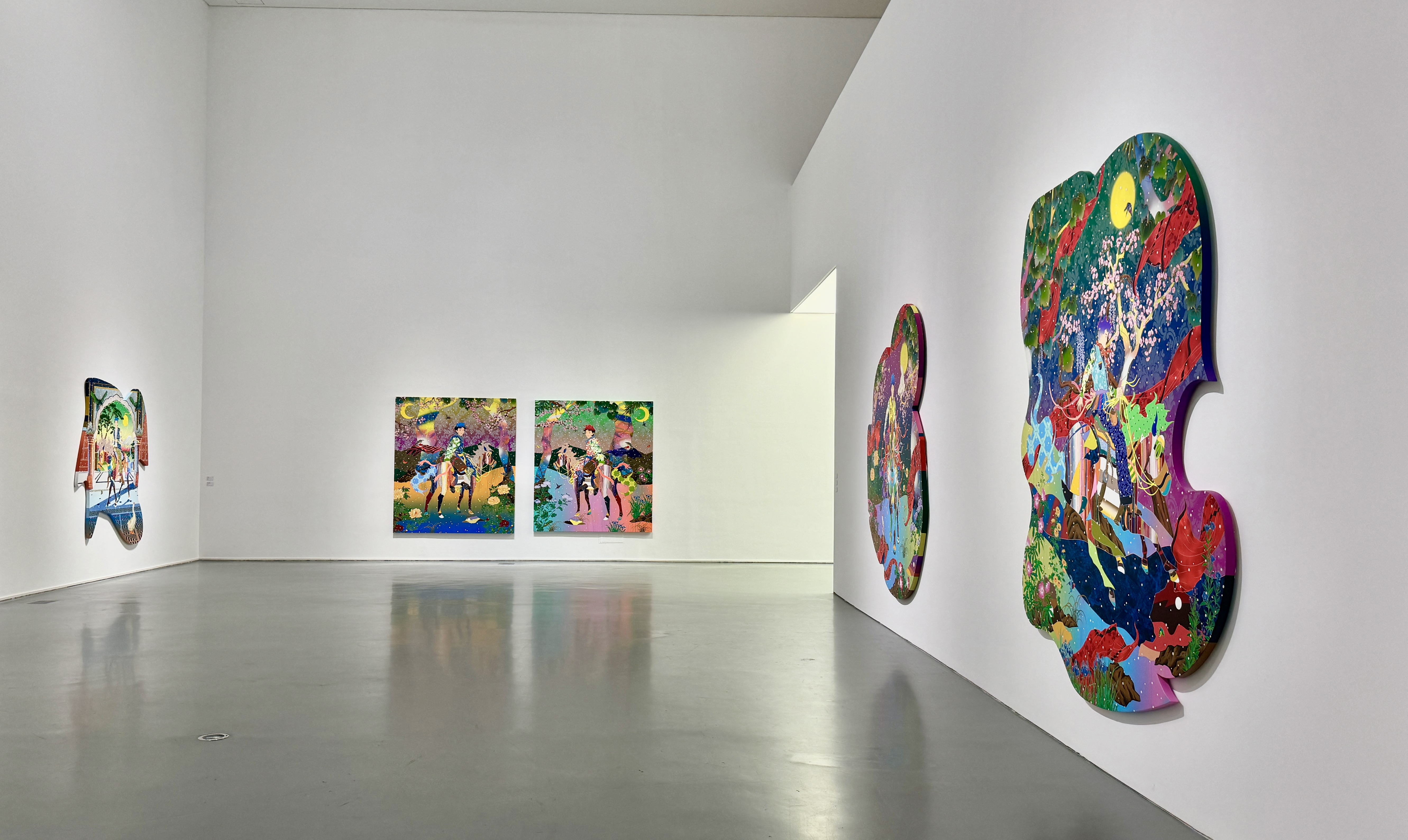 松山作品中的多样化元素来自于其对东西方,南北方视觉文化和生活方式