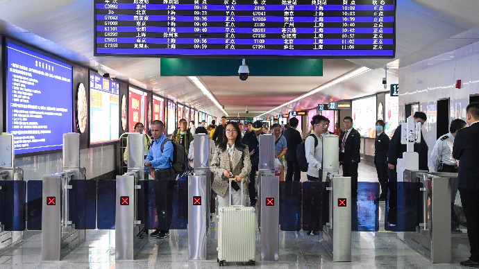 图说│4月27日起上海站抵达旅客可免安检直接换乘轨道交通3、4号线