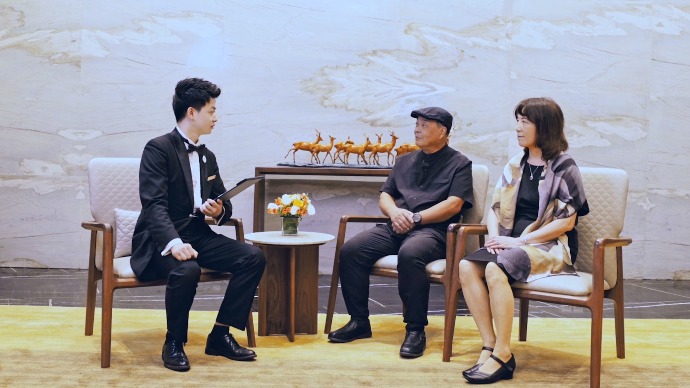 会客厅的朋友们｜“艺术伉俪”乐震文、张弛：向世界展现艺术的多样性是一种责任