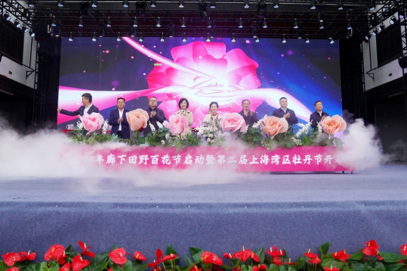 2024廊下田野百花节启动暨第二届上海湾区牡丹节开幕