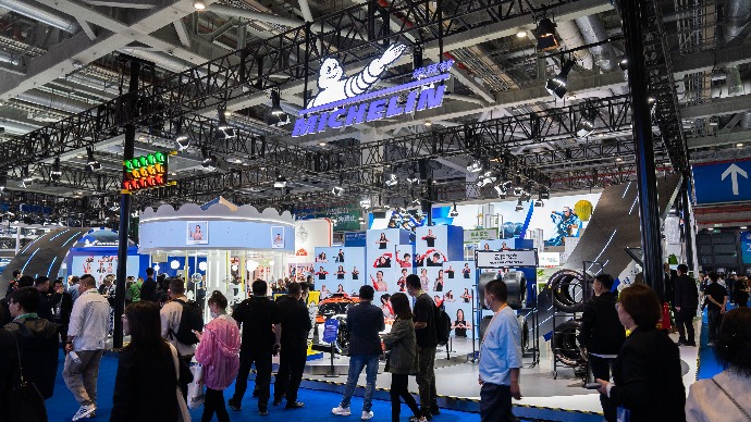 进博时光｜从46%到53%再到63%，一条轮胎延续米其林进博故事