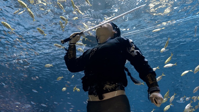 近百名“美人鱼”同池竞技，中国美人鱼公开赛在沪开赛