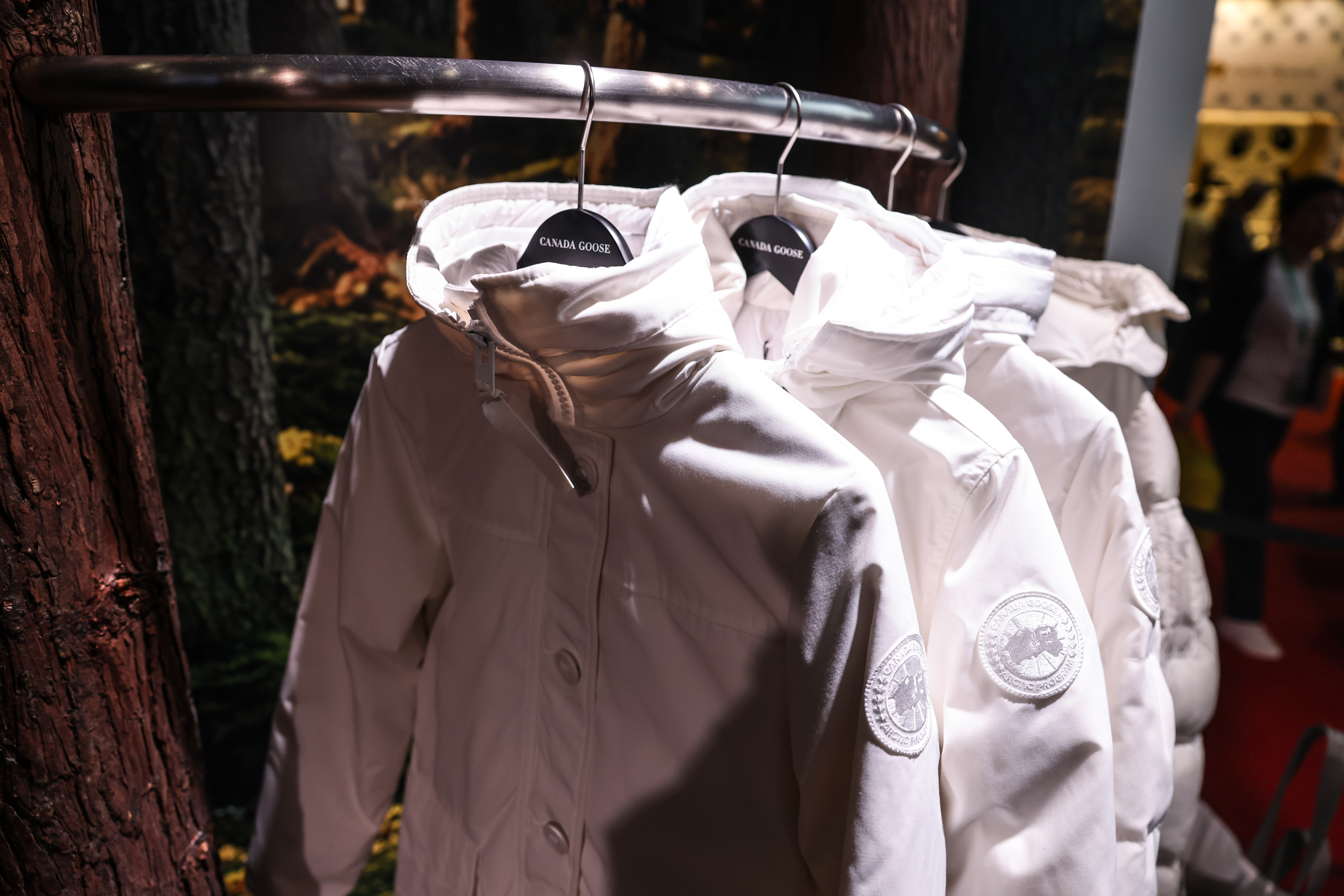 进博图集│网红展品变长红商品canadagoose加拿大鹅再次亮相进博会