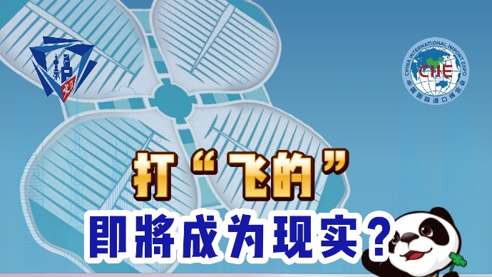爱申活逛进博 | 打“飞的”即将成为现实？