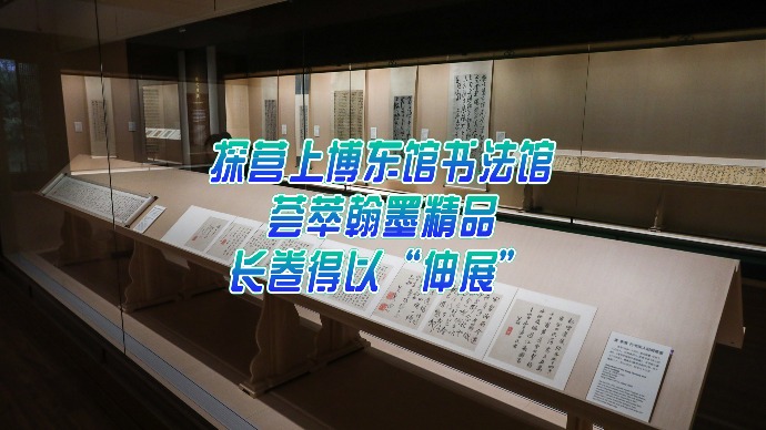 探营上博东馆书法馆：荟萃翰墨精品，长卷得以“伸展”