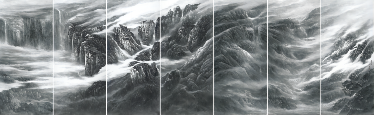 中国山水画 中国山水画- 堆糖